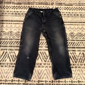Vintage Faded Black Carhartt Pants